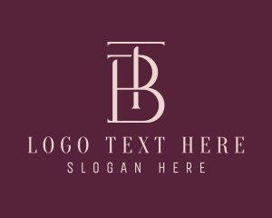 Modern Stylish Company Letter TB Logo