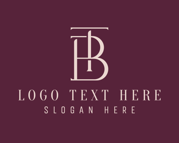 Monogram logo example 1