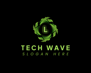 Natural Eco Leaf Logo