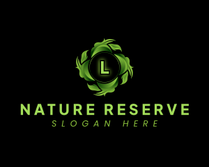 Natural Eco Leaf logo design