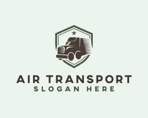 Truck Transportation Vehicle logo design