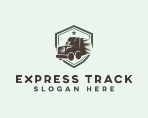 Truck Transportation Vehicle logo design