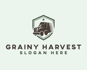 Truck Transportation Vehicle logo design