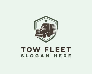 Truck Transportation Vehicle logo design