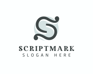 Tailor Ribbon Letter S logo design