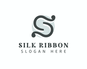 Tailor Ribbon Letter S logo design