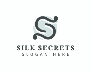 Tailor Ribbon Letter S logo design