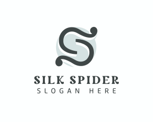 Tailor Ribbon Letter S logo design