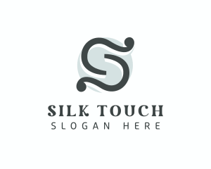 Tailor Ribbon Letter S logo design