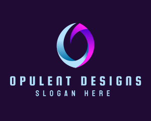 Stylish Letter O  logo design