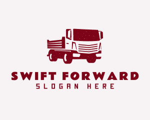 Red Truck Forwarding logo design