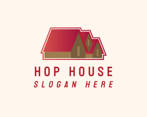 Red Roof House logo design