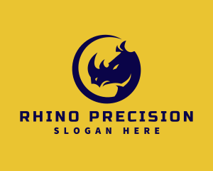 Wild Rhino Horn  logo design