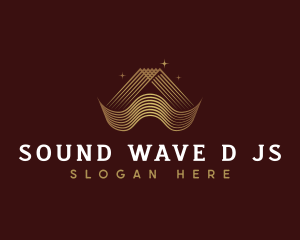 Luxury Pyramid Wave logo design