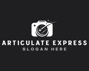 Camera Shooting Star Photography logo design