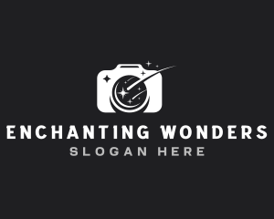 Camera Shooting Star Photography logo design