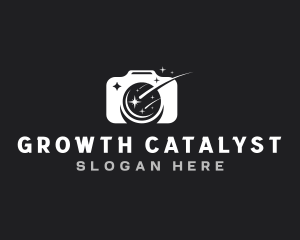 Camera Shooting Star Photography logo design