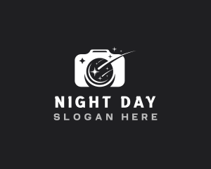 Camera Shooting Star Photography logo design