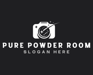 Camera Shooting Star Photography logo design