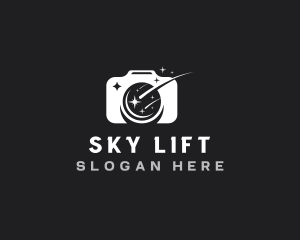 Camera Shooting Star Photography logo design