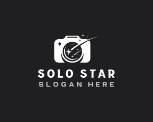 Camera Shooting Star Photography logo design