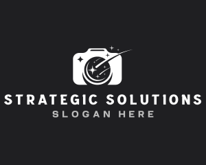 Camera Shooting Star Photography logo design