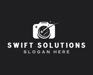 Camera Shooting Star Photography logo design