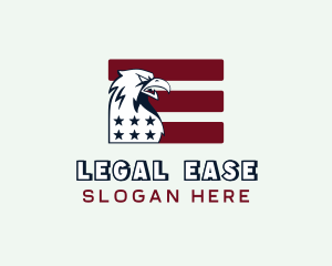 Eagle USA Veteran Flag Logo