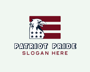Eagle USA Veteran Flag logo