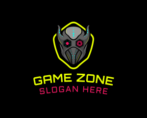 Gaming Cyborg Robot  Logo