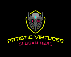 Gaming Cyborg Robot  logo design