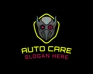 Gaming Cyborg Robot  logo design