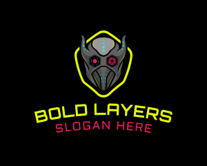 Gaming Cyborg Robot  logo design