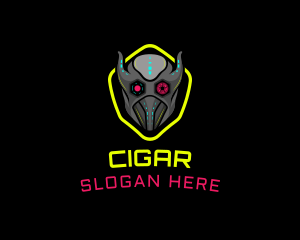 Gaming Cyborg Robot  logo design