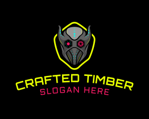 Gaming Cyborg Robot  logo design