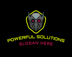 Gaming Cyborg Robot  logo design