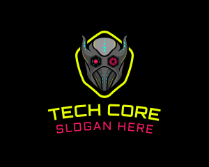 Gaming Cyborg Robot  logo design