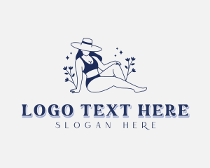 Flower Bikini Fashion logo