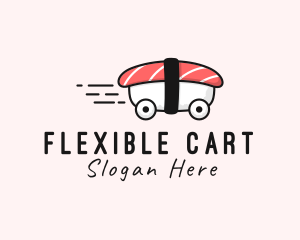 Sushi Car Delivery  logo design