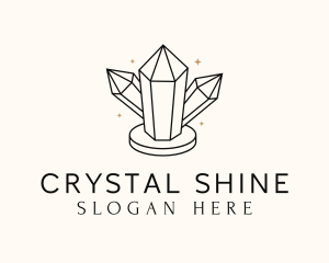 Shiny Luxe Gemstone logo