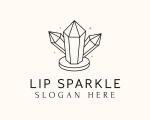 Shiny Luxe Gemstone logo design