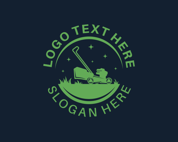 Lawn Mower Gardening logo