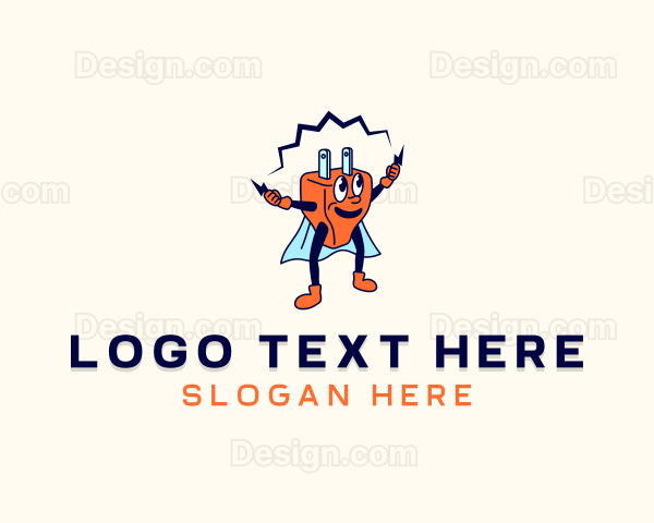 Superhero Energy Plug Logo