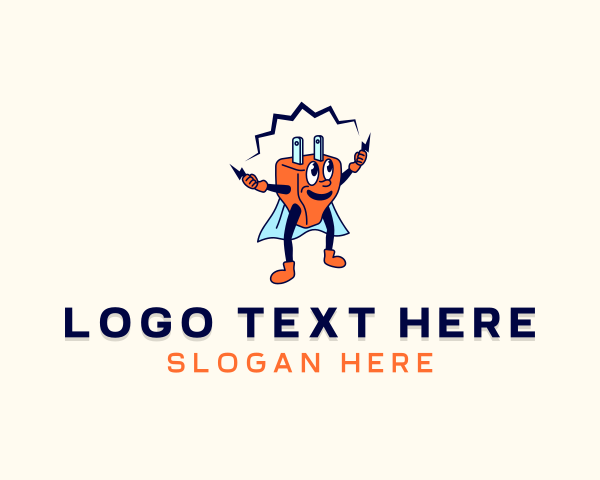 Superhero logo example 2