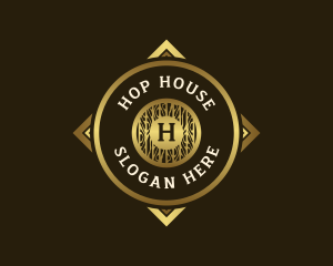 Premium Brewery Hotel logo design