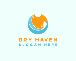 Laundry Shirt Washer logo design