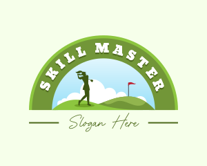 Sports Golf Course logo design