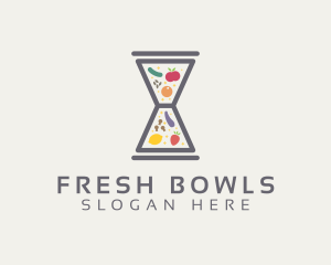 Fresh Hourglass Pantry logo design