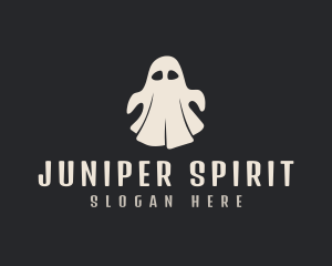 Spooky Phantom Ghost logo design