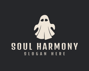 Spooky Phantom Ghost logo design